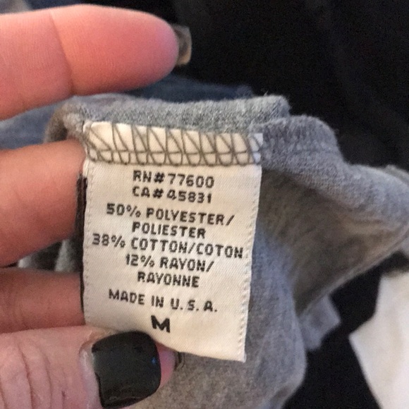 CHASER gray Rock & Roll USA racer back tank top M - Picture 5 of 5